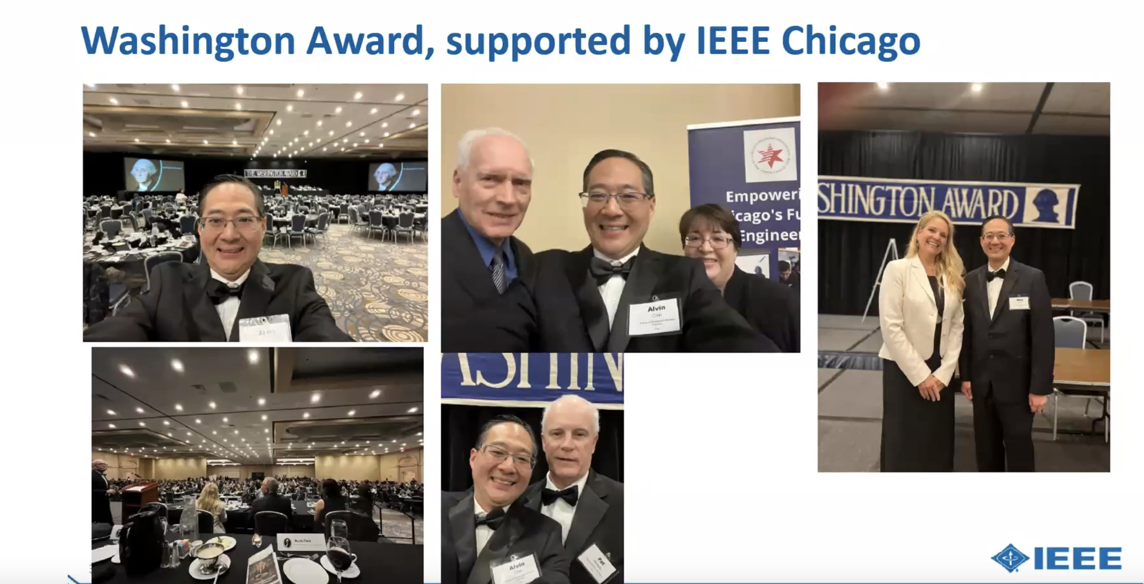 IEEE-chicago-1 Chicago Section Washington Award. Collage of pictures from the event